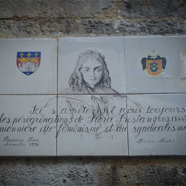 Flora Tristan : destins de femmes du 19ème siècle à Bordeaux